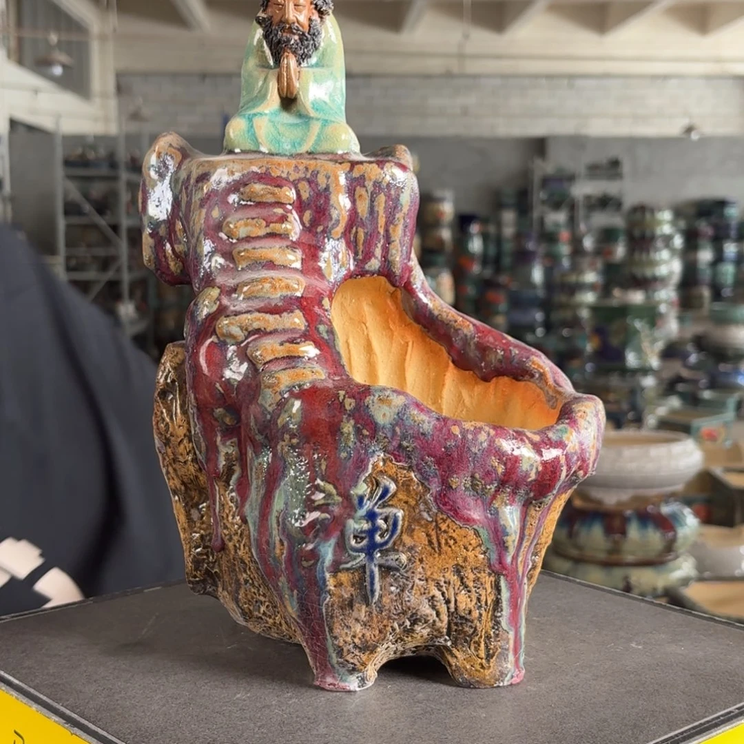 。一风堂石湾花盆 内11*11