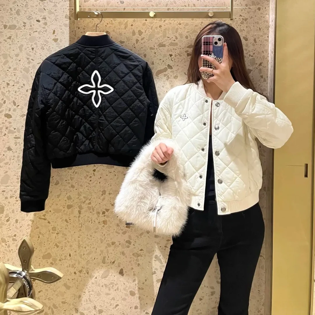 短款冬季棉服棒球夹克