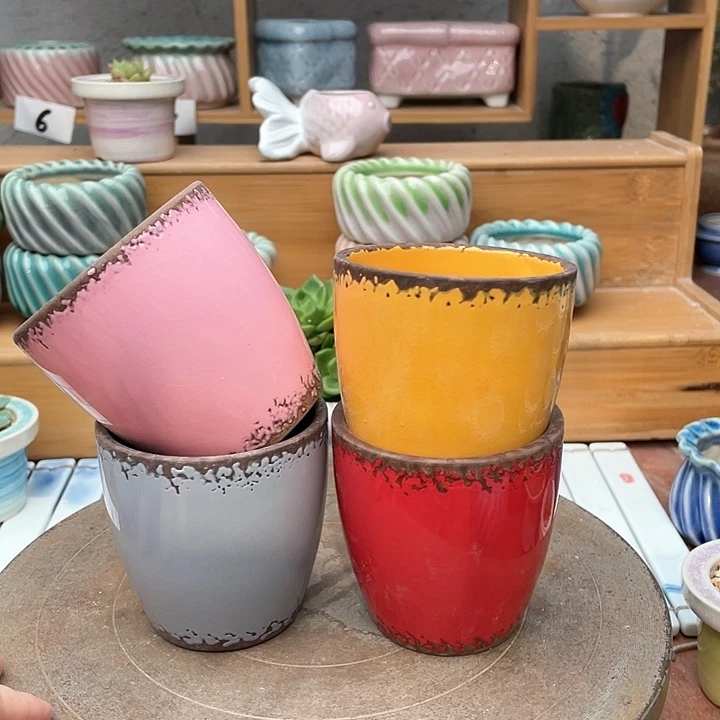 半手工花盆浮力炸啦