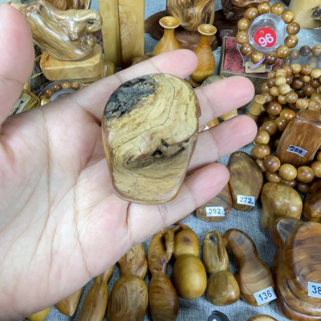大***午柏木太行崖柏随形手把有裂介意慎拍