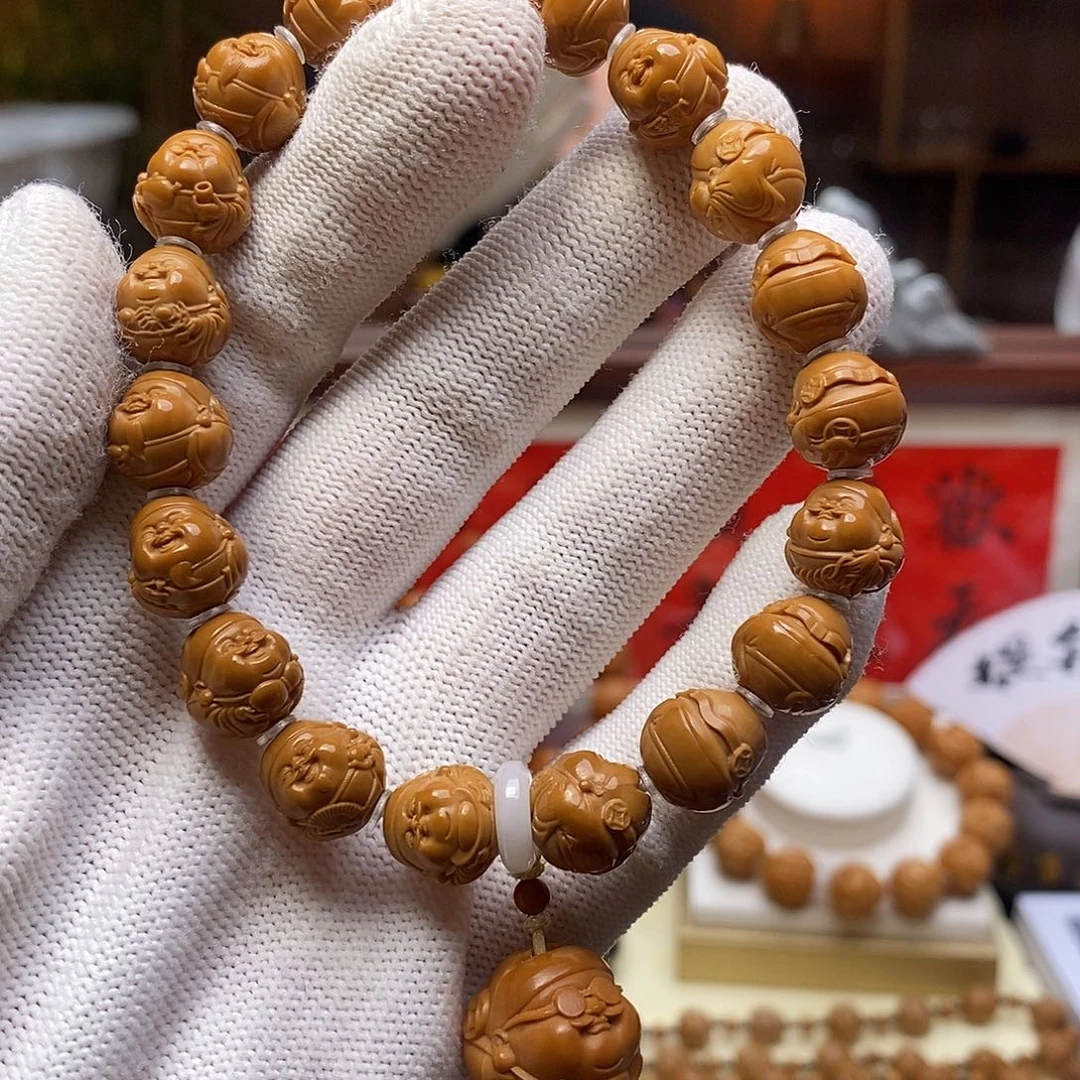 猴头核桃吊坠1.1可爱财神坠财神