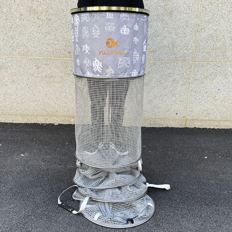 加厚涂胶速干防挂大力马鱼护鲢鳙翘嘴青鱼网兜适用于黑坑竞技钓鱼