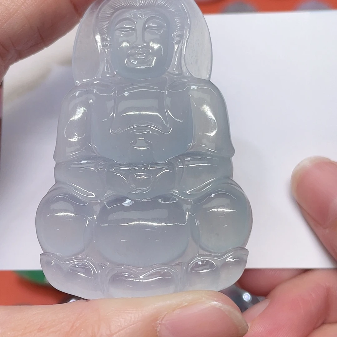 颈饰未镶嵌翡翠正装观音