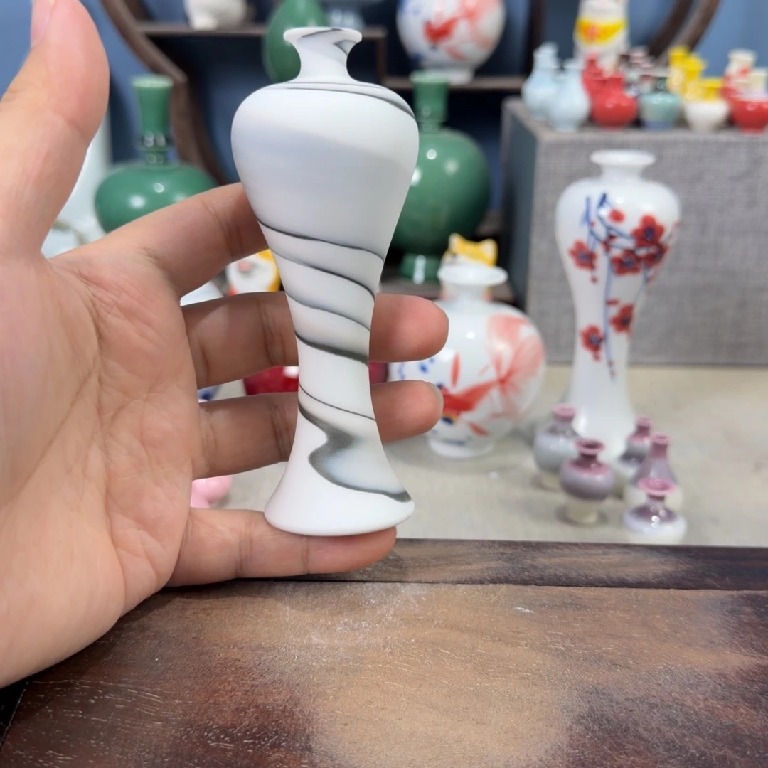 陶瓷手工小花器摆件