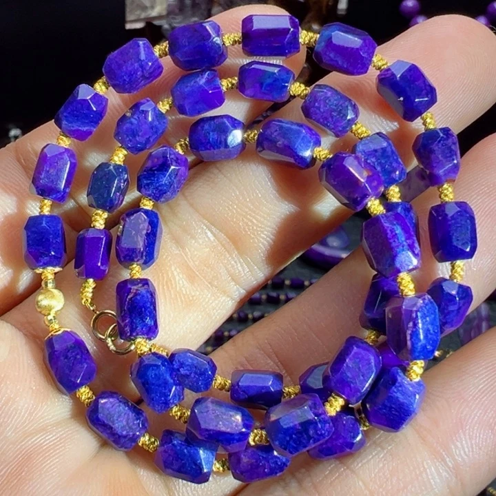 18K金镶嵌苏纪石（舒俱来）项链