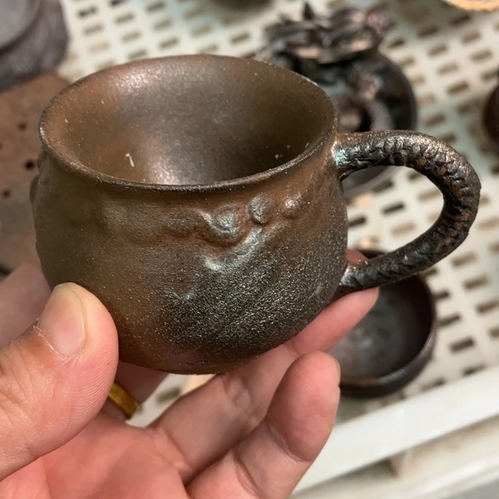 柴烧茶具宝瓶大放漏