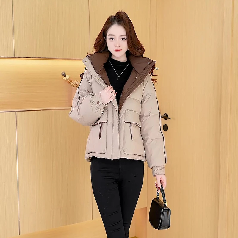 【羽绒服】冬季白鸭绒羽绒服百搭新款时尚气质休闲保暖外套女冬款
