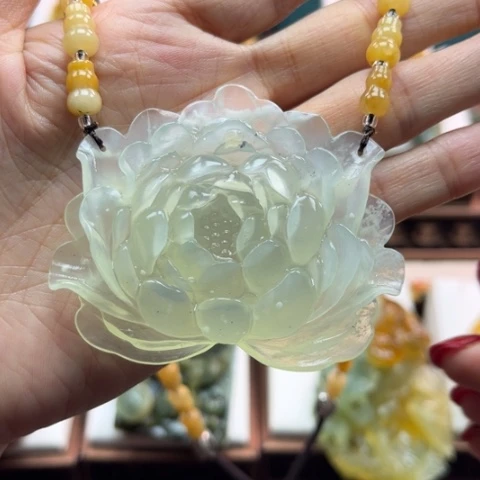 岫玉挂件未镶嵌挂件