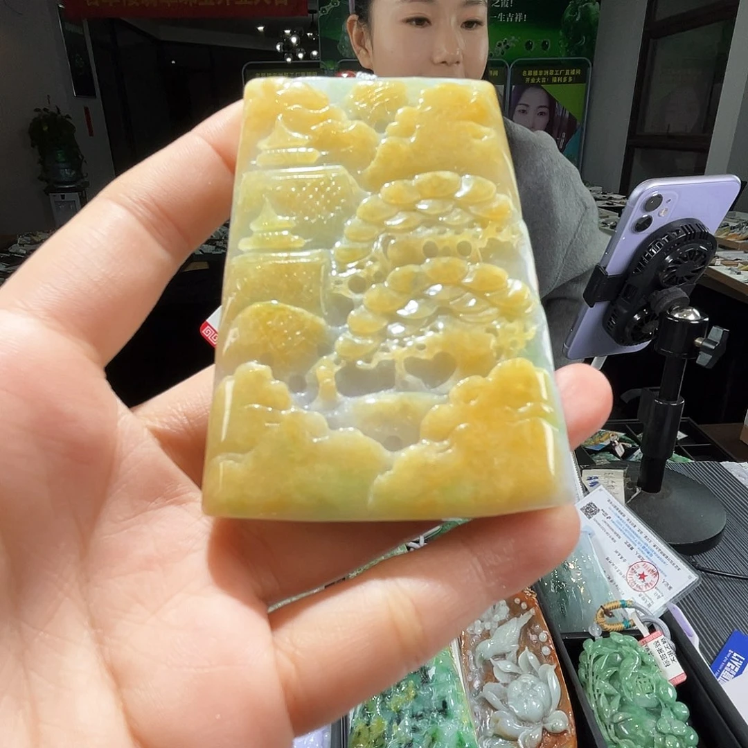 颈饰未镶嵌翡翠一