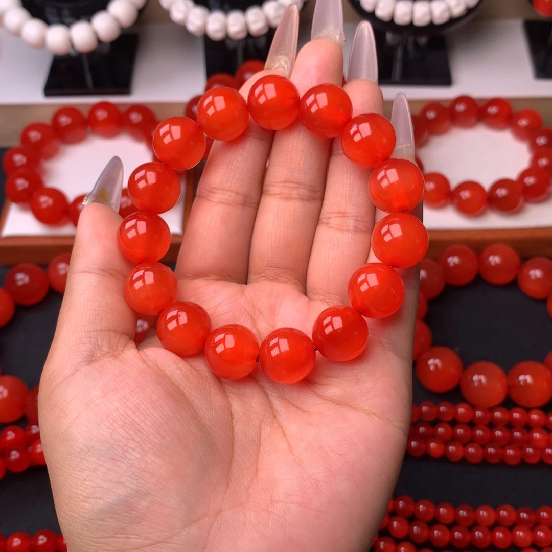 鹿骨其他店**东青鱼石手串1.4