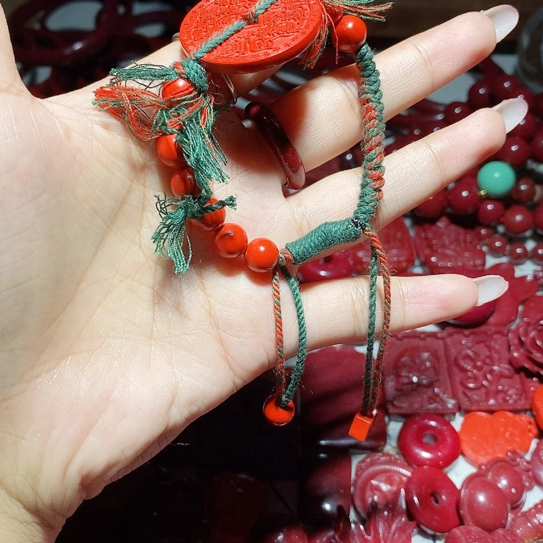 天然辰砂朱砂手串