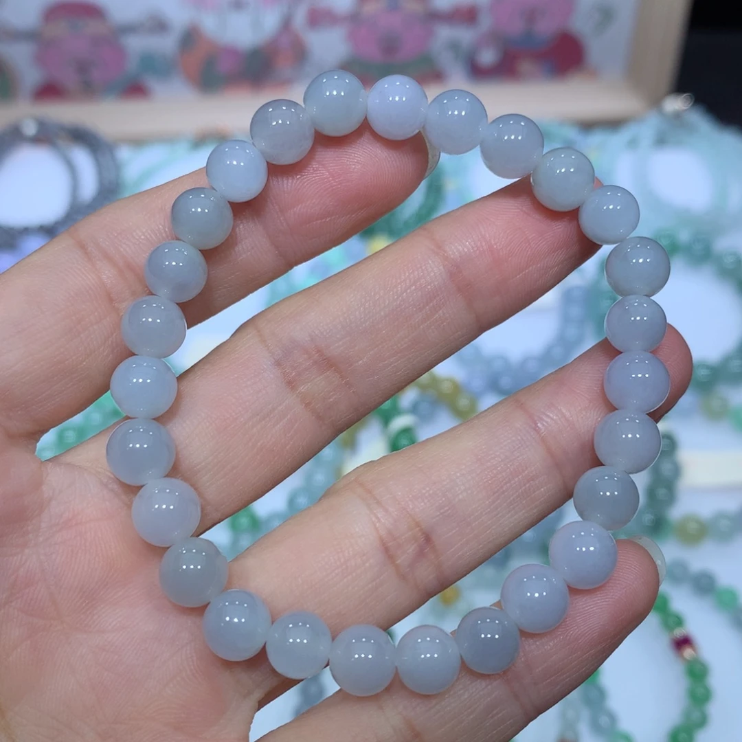 翡翠未镶嵌手链天然