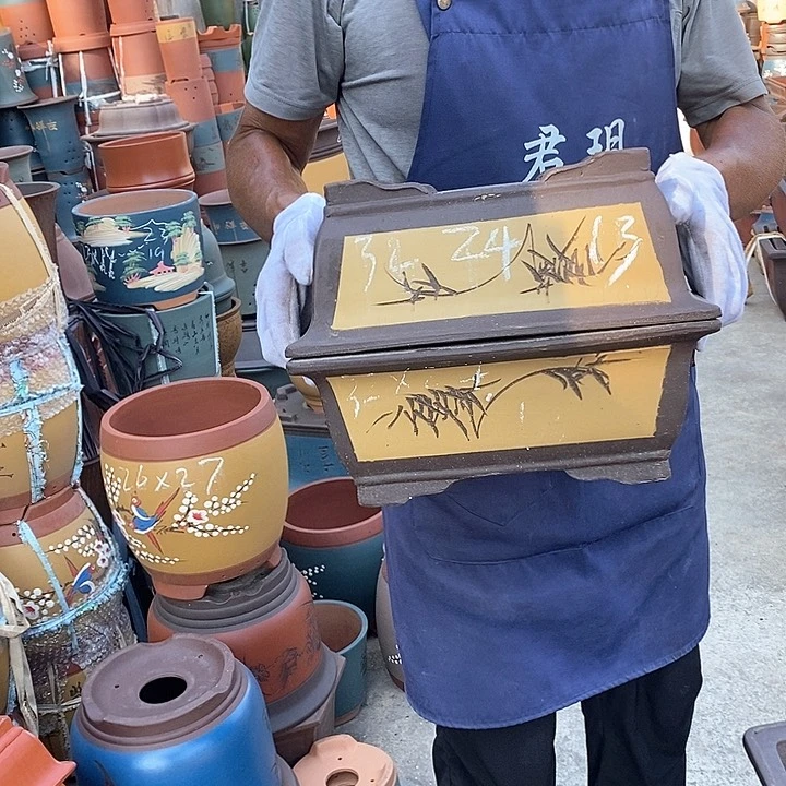 紫砂花盆紫砂花盆