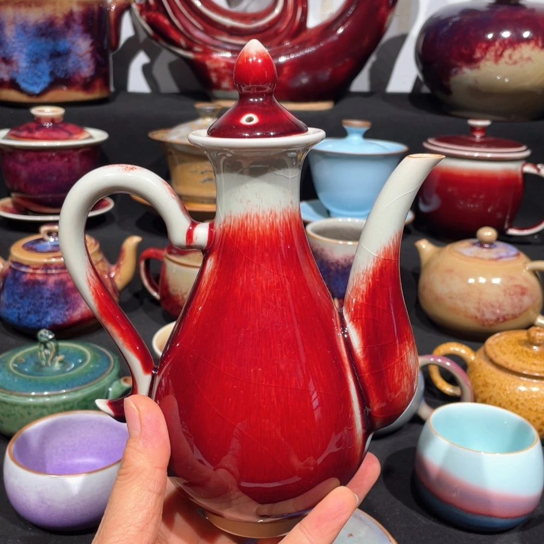 中国神后钧瓷酒具