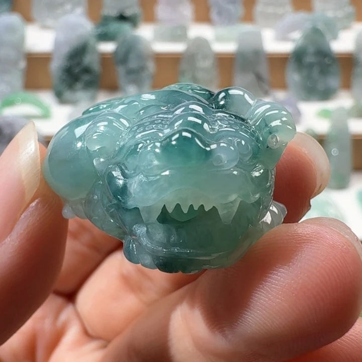 翡翠未镶嵌项链翡翠