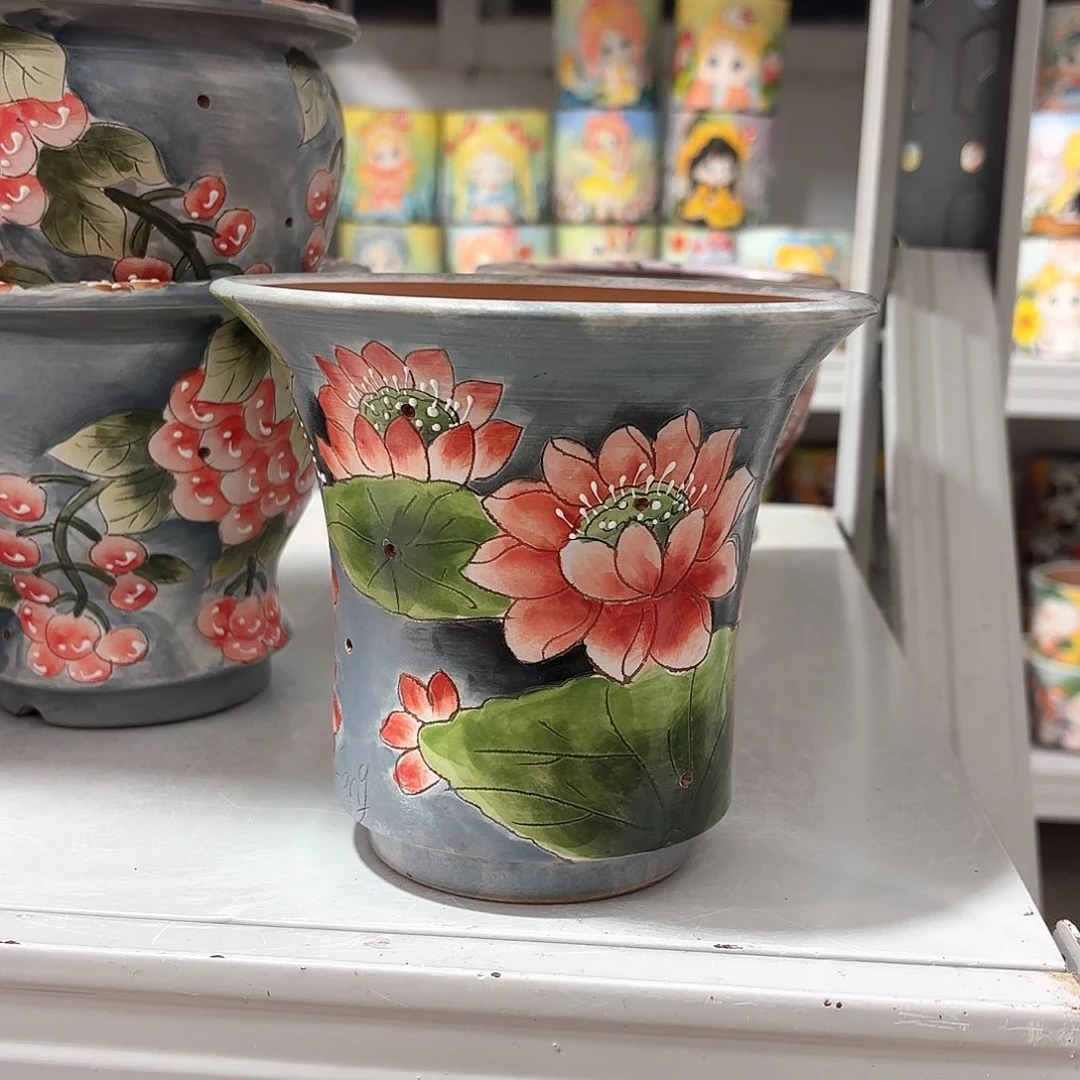 紫砂花盆Σ***Σ手工花盆默认微瑕