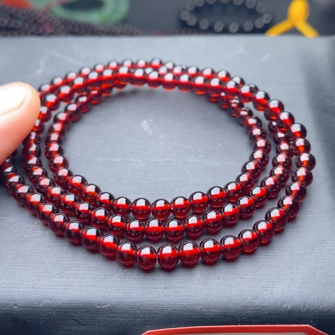 石榴石手链未镶嵌4.4