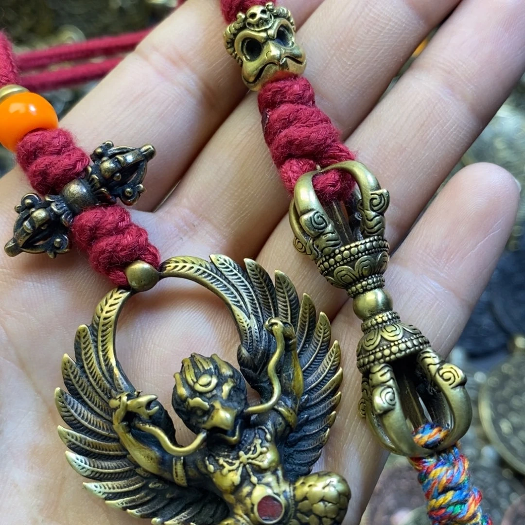 藏式大鹏鸟搭配挂件