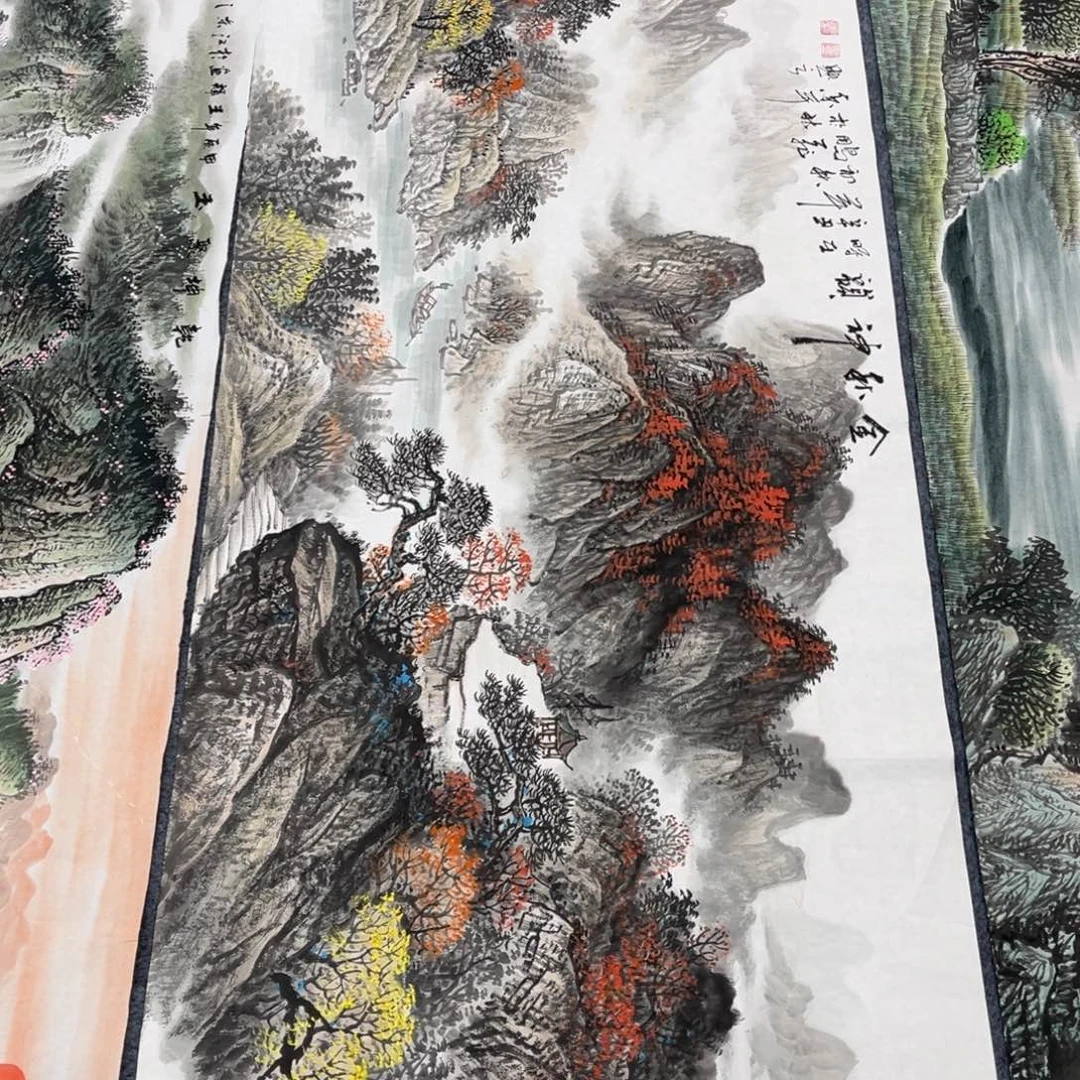 国画宣纸手绘，手工作品
