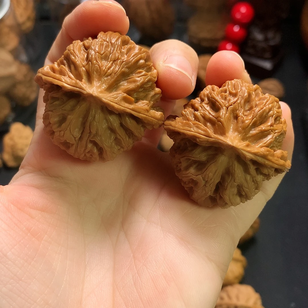 把件文玩核桃原桩苹果园41