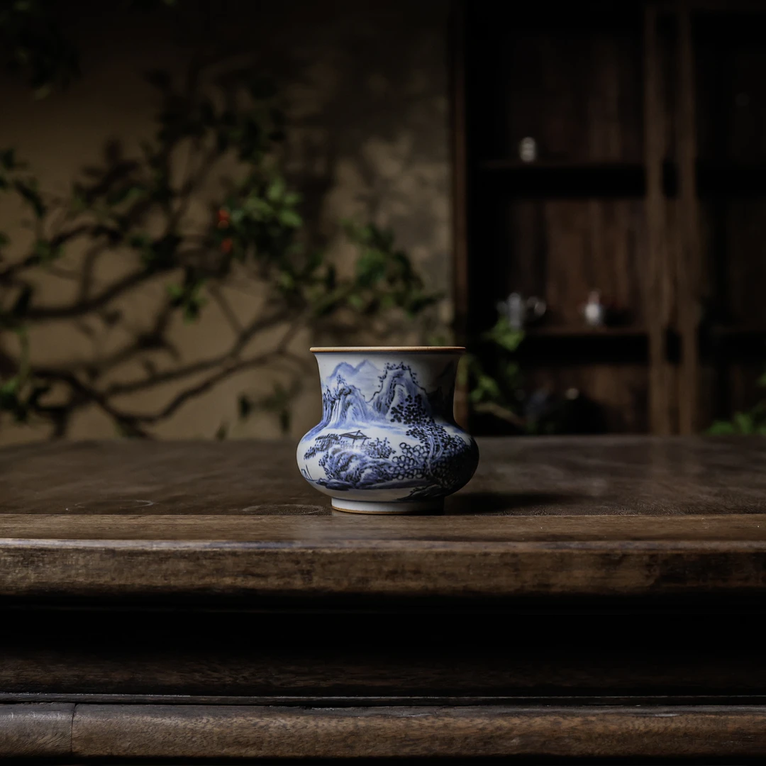 斋居 山水葫芦建水-230ml 画片随机发一个（朴建水0031随机）