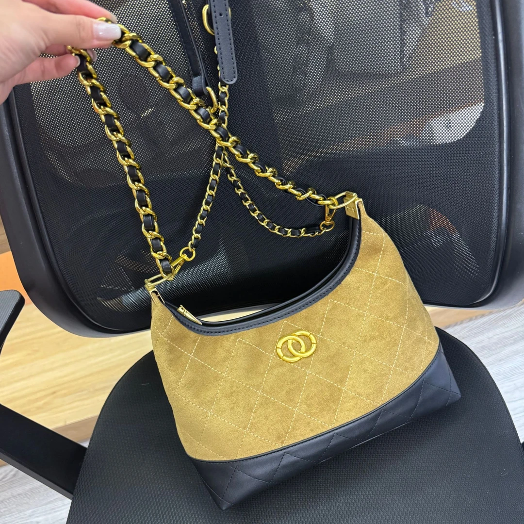 8128 棕色 内里单层（长27厘米高20厘米）时尚百搭包包（无礼盒）