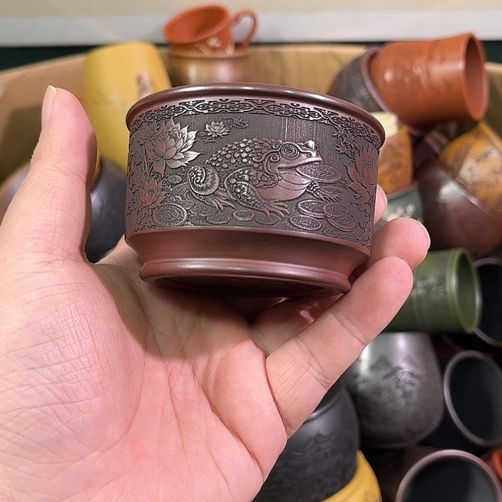 茶杯紫砂全手工紫砂主人杯