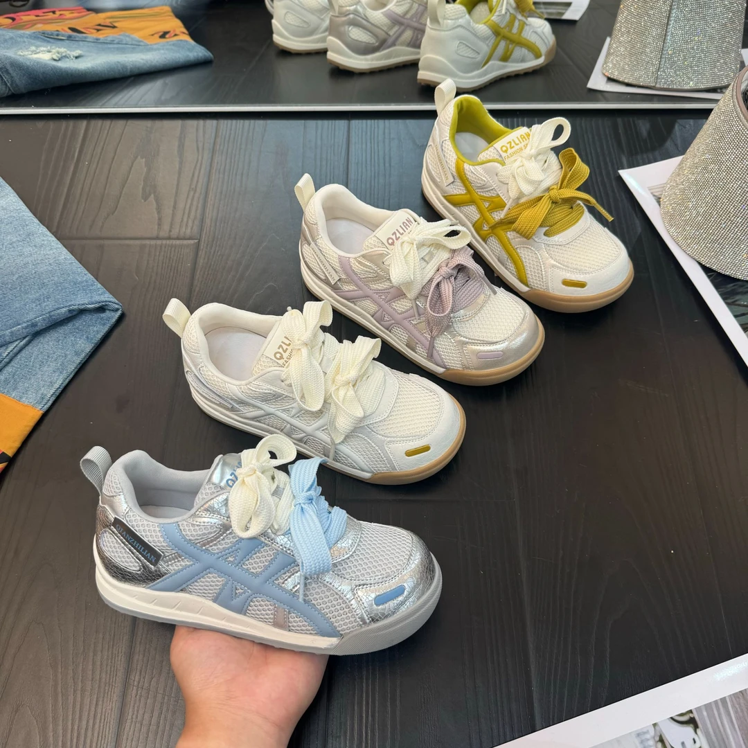 千之恋现货增高3CM2025秋季爆款透气休闲风百搭软底轻奢女鞋5979