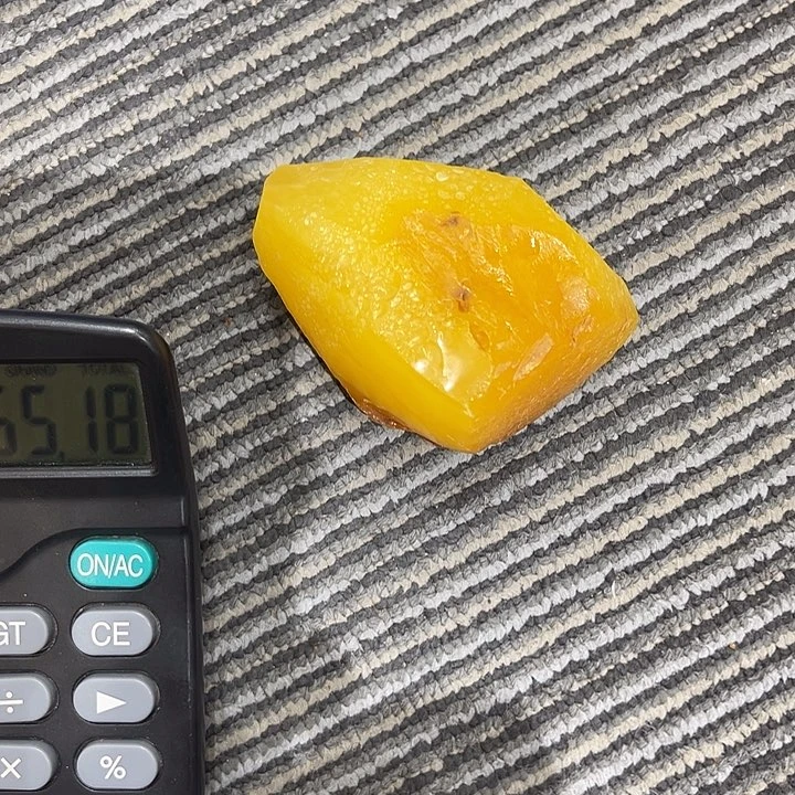 定制琥珀未镶嵌浅***凉裸石