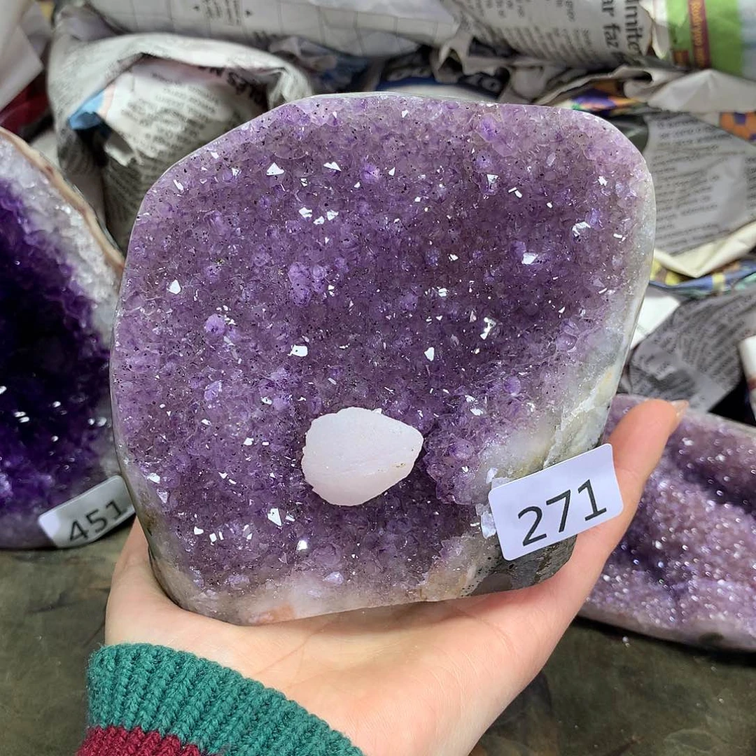 紫晶大型摆件（非配饰）未镶嵌