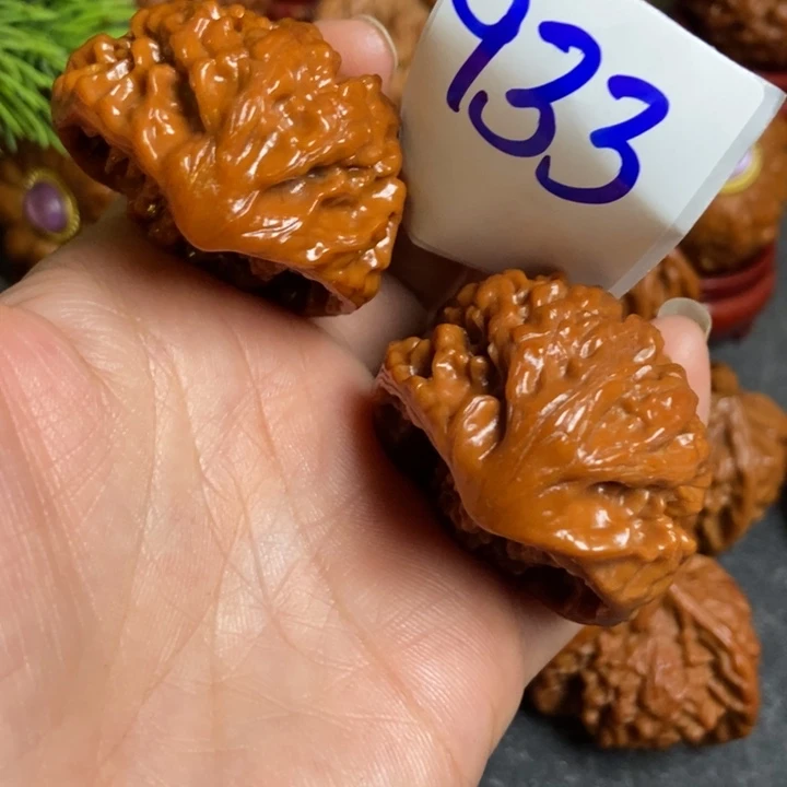 把件文玩核桃40蛇纹933