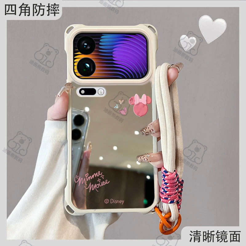 适用于小米17promax手机壳ins可爱15/14斜挎挂绳Ultra全包防摔女