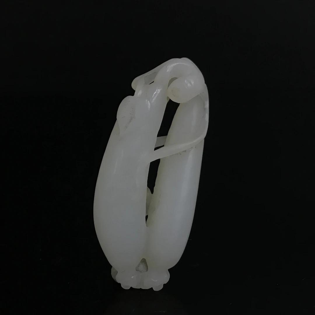 清代和田玉瓜果佩/543051/收藏/传承/【友谊文物商店】