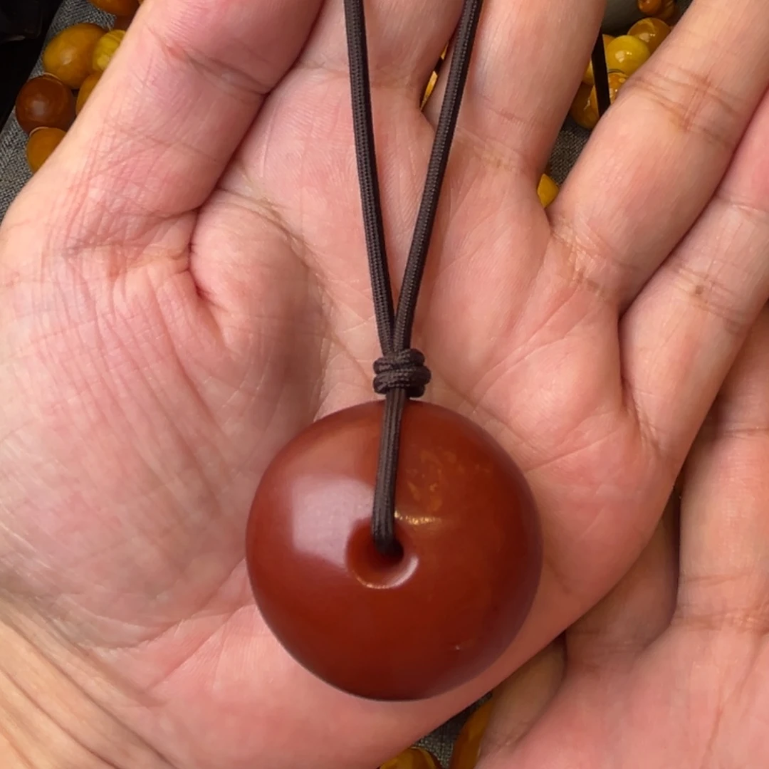 蜜蜡未镶嵌吊坠(不含链)