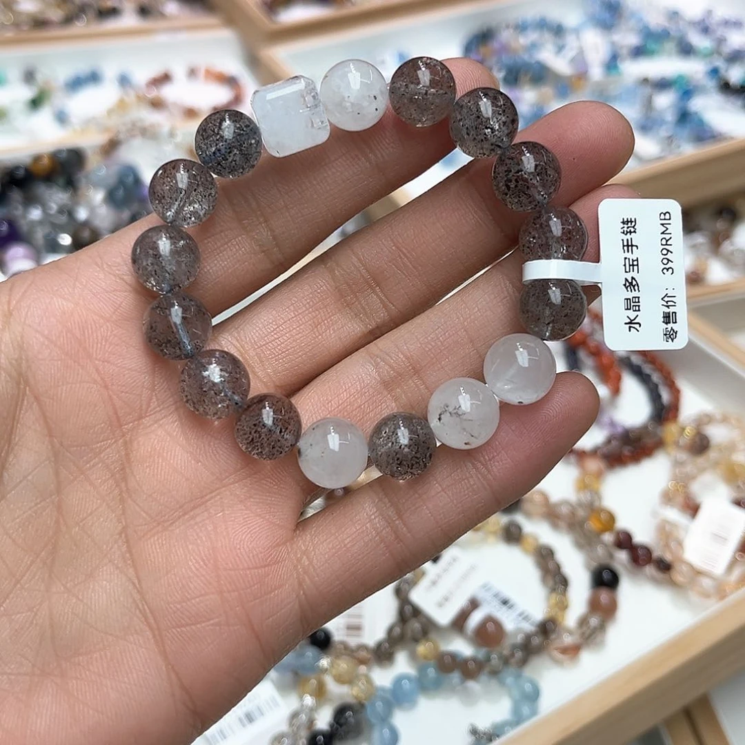 未镶嵌手链水晶水晶多宝手链
