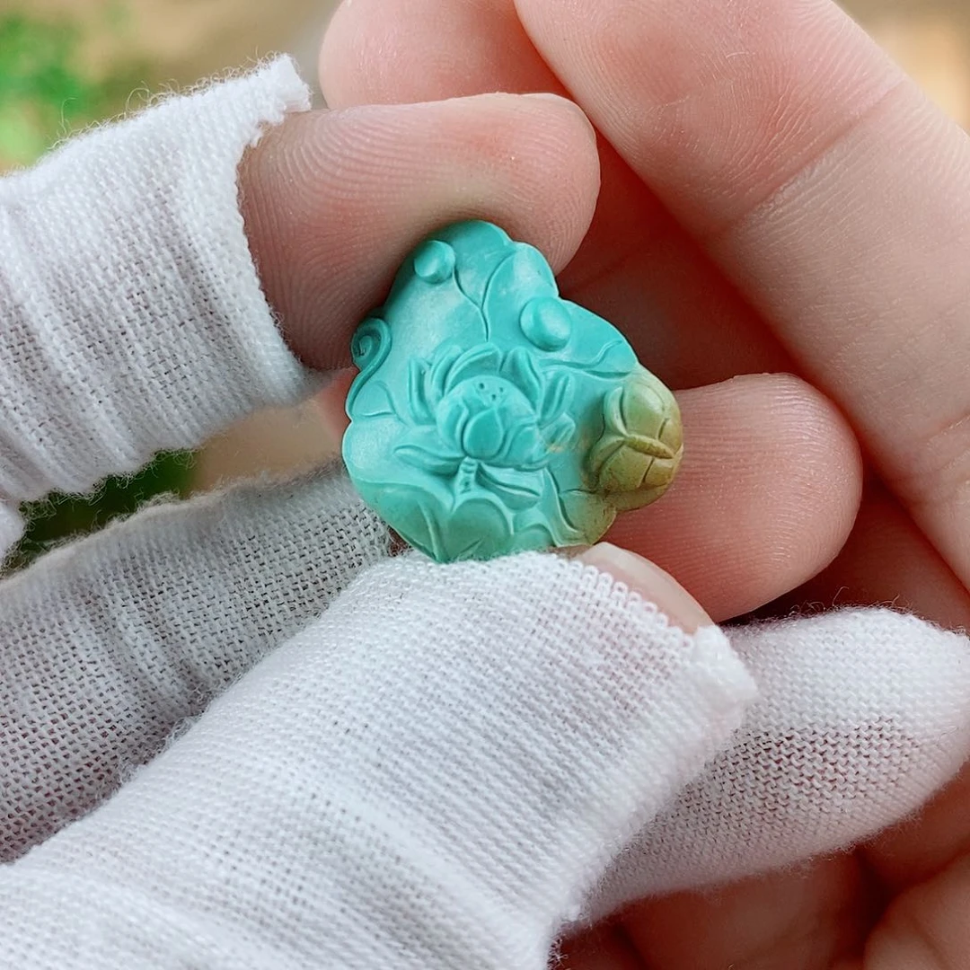 未镶嵌绿松石珠宝奇石