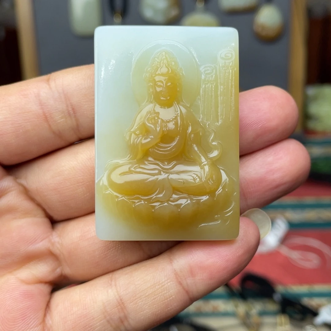 和田玉（糖玉）未镶嵌挂件