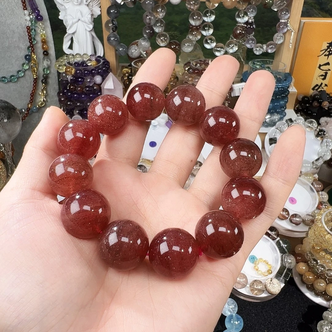 ****非金属无车厘子草莓晶18mm