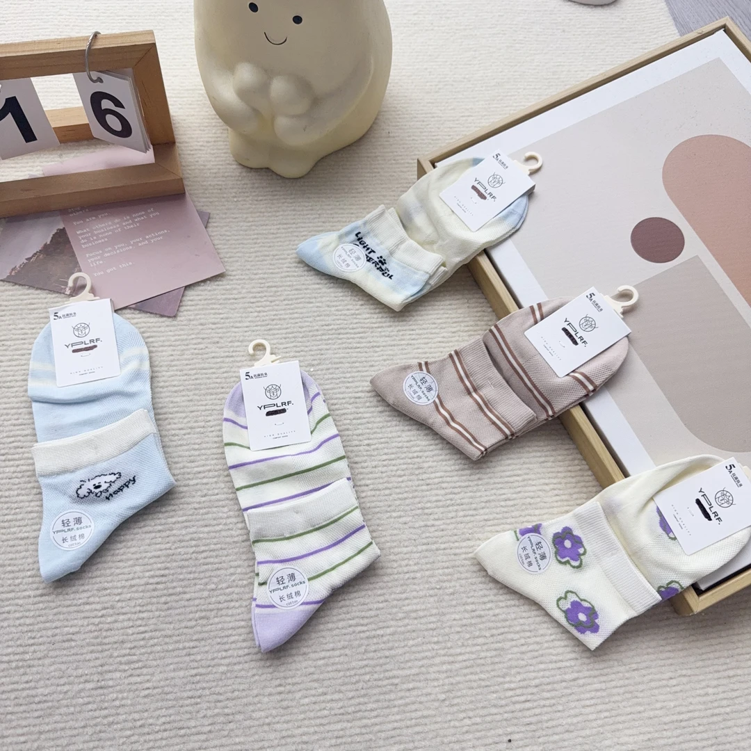 L3236-01  10双女袜混发休闲时尚中筒袜WG