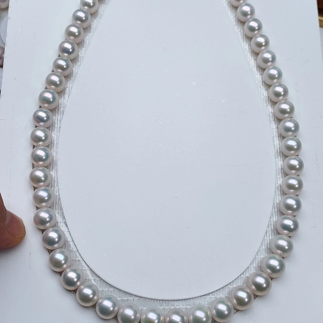 淡水珍珠颈饰银S925镶嵌