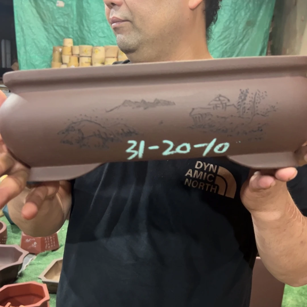 紫砂花盆紫砂花盆