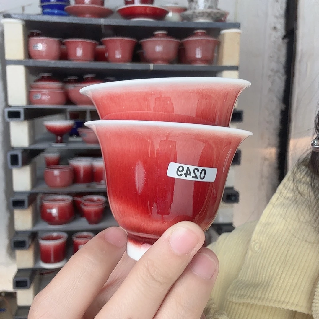 瓷片景德镇郎红陶瓷