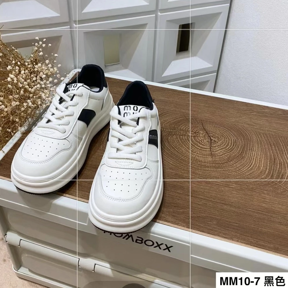 薇莎10-7【小白鞋】4CM ins百搭德训板鞋休闲鞋小白鞋女鞋