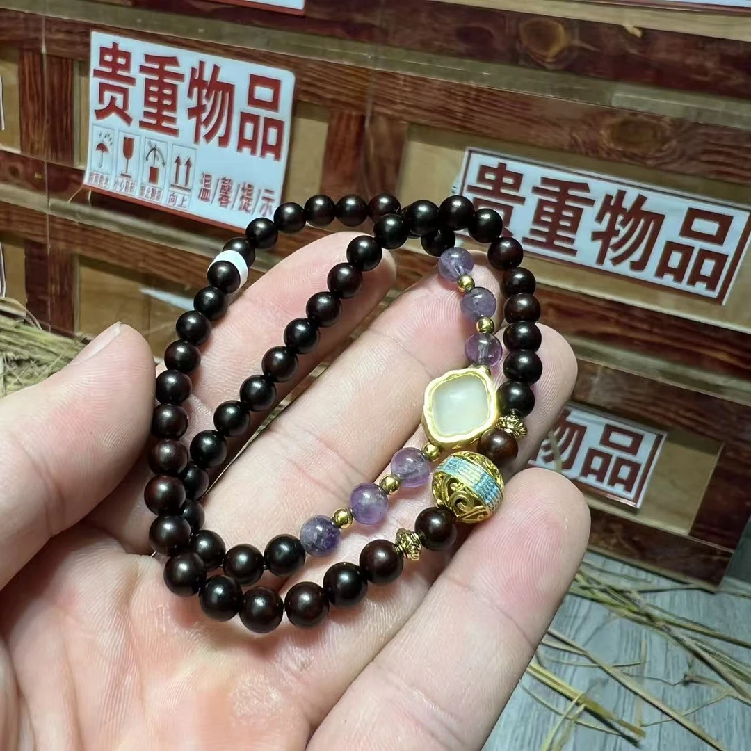 小叶紫檀双圈无礼盒
