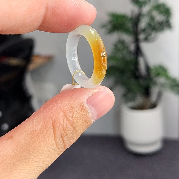 翡翠未镶嵌戒指12号