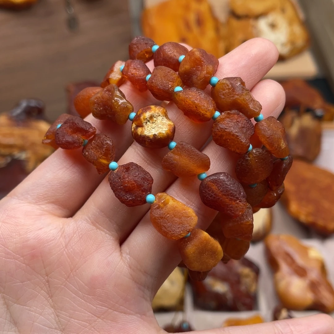 琥珀未镶嵌珠宝奇石