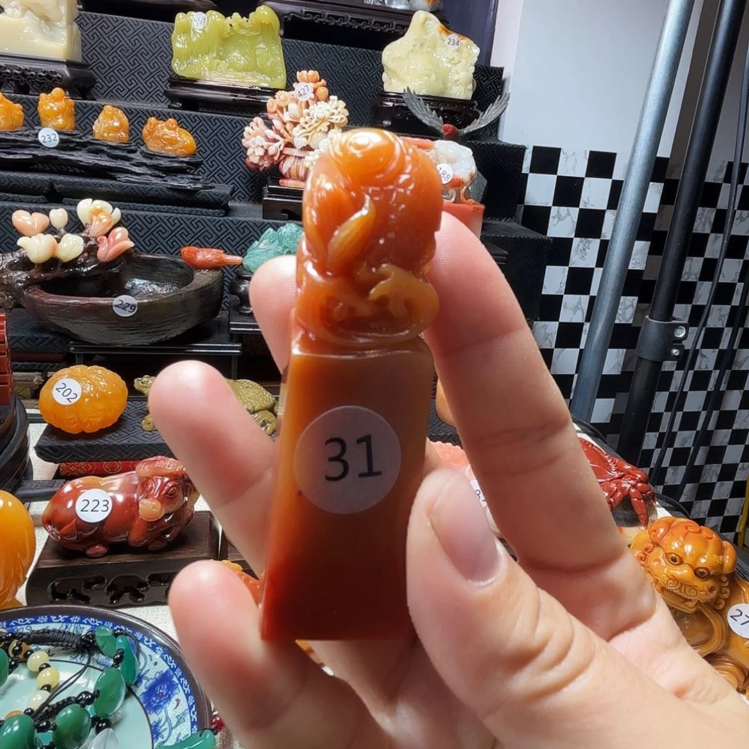 寿山石印石如鱼得水