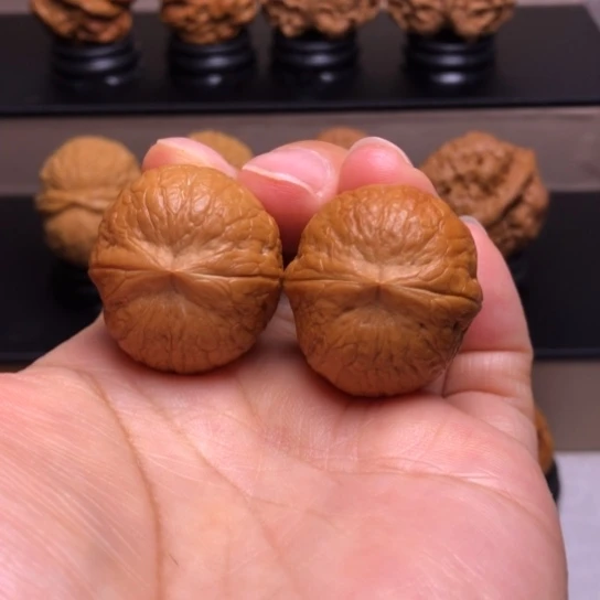 文玩核桃把件粗筋钢炮66