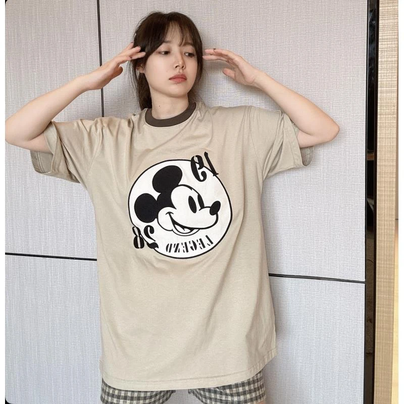 BETTER JOELAY-大版【米奇八音盒】时尚T恤短袖潮流休闲风KH1995