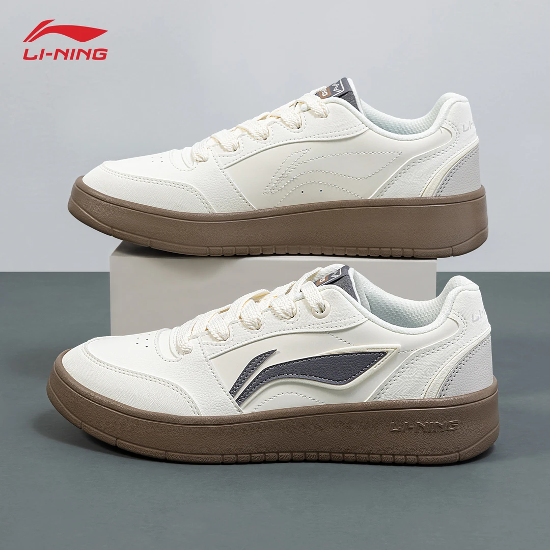 李宁元宝v3男鞋板鞋2025夏季新款增高时尚潮流低帮简约百搭运动鞋